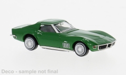 Brekina 19989 - H0 - Chevrolet Corvette C3, Coupé - grün